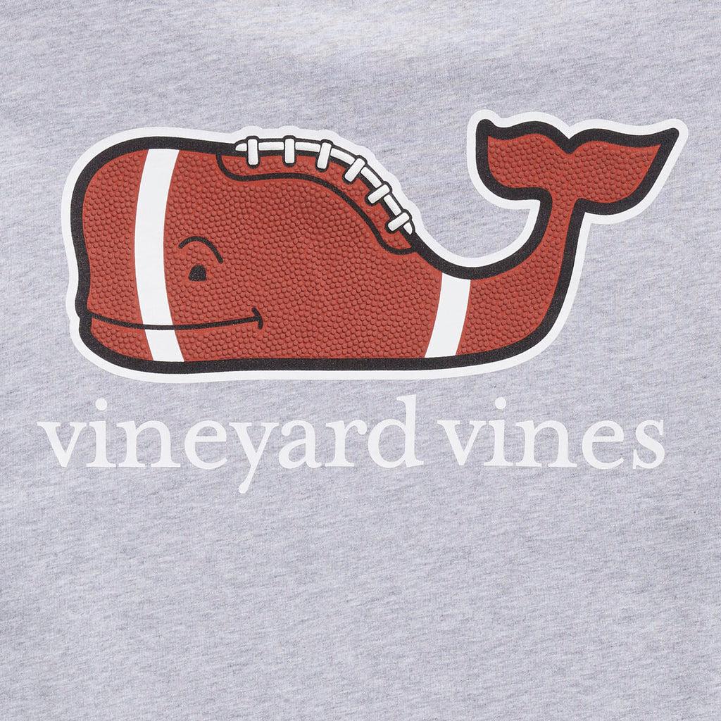 Vineyard Vines Long-Sleeve Football Whale Pocket Tee