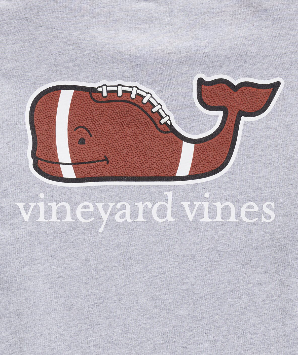 Vineyard Vines Long-Sleeve Football Whale Pocket Tee
