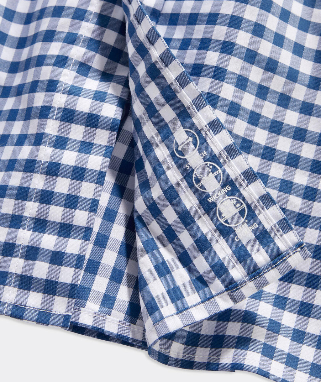 Vineyard Vines Men's Gingham On-The-Go brrr° Shirt