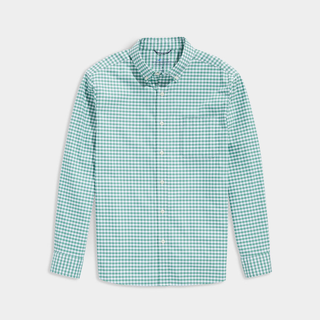 Vineyard Vines Men's Gingham On-The-Go brrr° Shirt