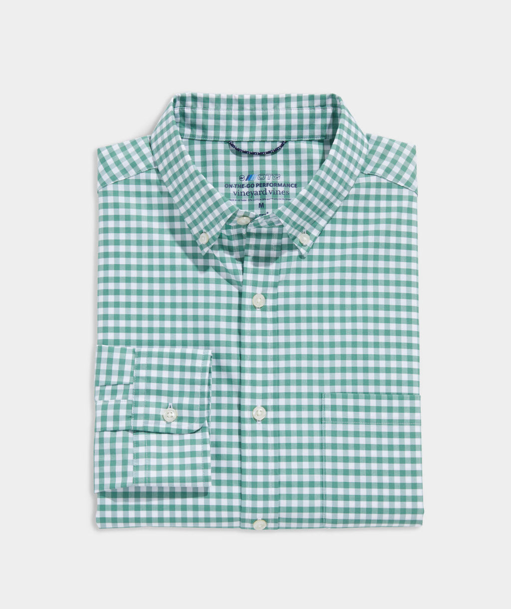 Vineyard Vines Men's Gingham On-The-Go brrr° Shirt