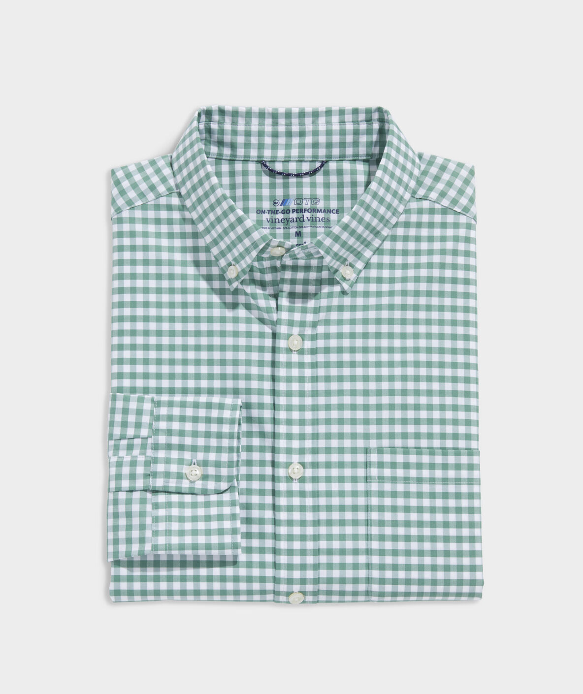 Vineyard Vines Men's Gingham On-The-Go brrr° Shirt