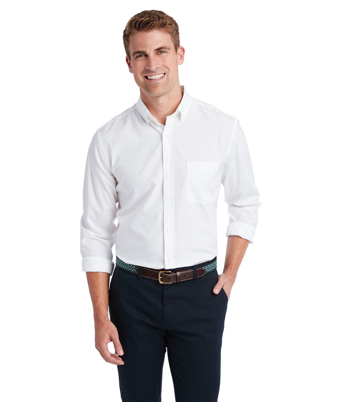 Vineyard Vines Men's Stretch Cotton Solid Shirt