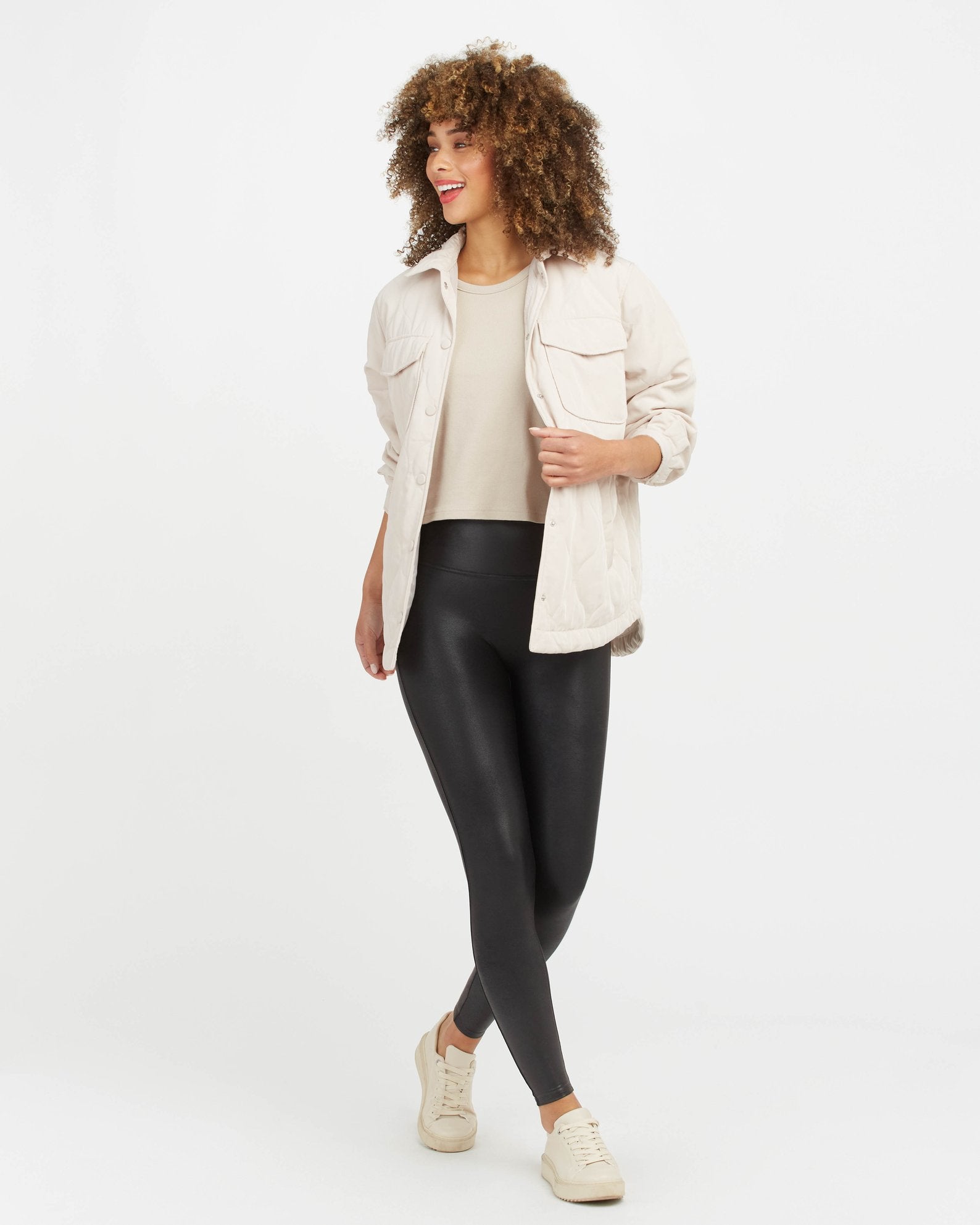 Spanx Faux Leather Moto Leggings – Research and Design