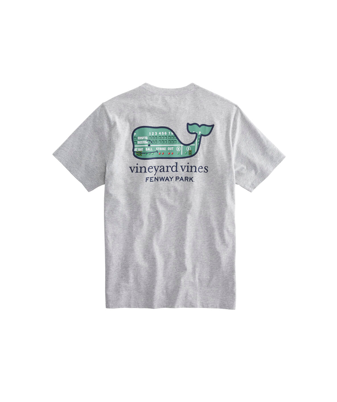 Vineyard Vines Boston Red Sox Green Monster Whale Pocket T-Shirt