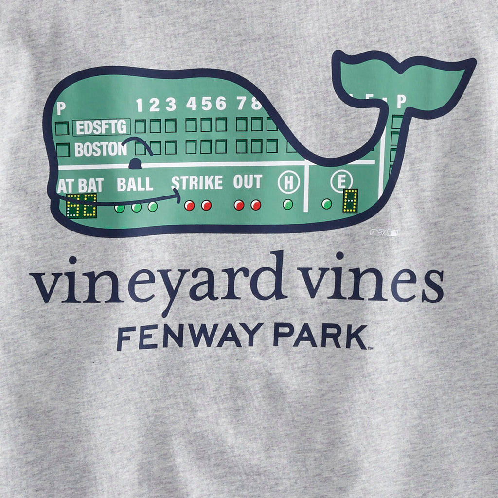 Vineyard Vines Boston Red Sox Green Monster Whale Pocket T-Shirt