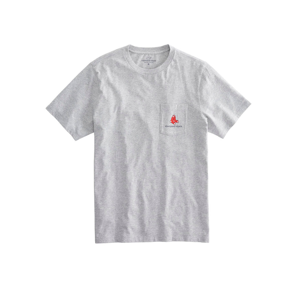 Vineyard Vines Boston Red Sox Green Monster Whale Pocket T-Shirt