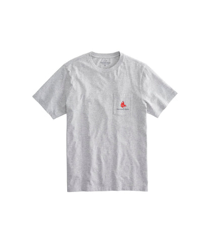 Vineyard Vines Boston Red Sox Green Monster Whale Pocket T-Shirt