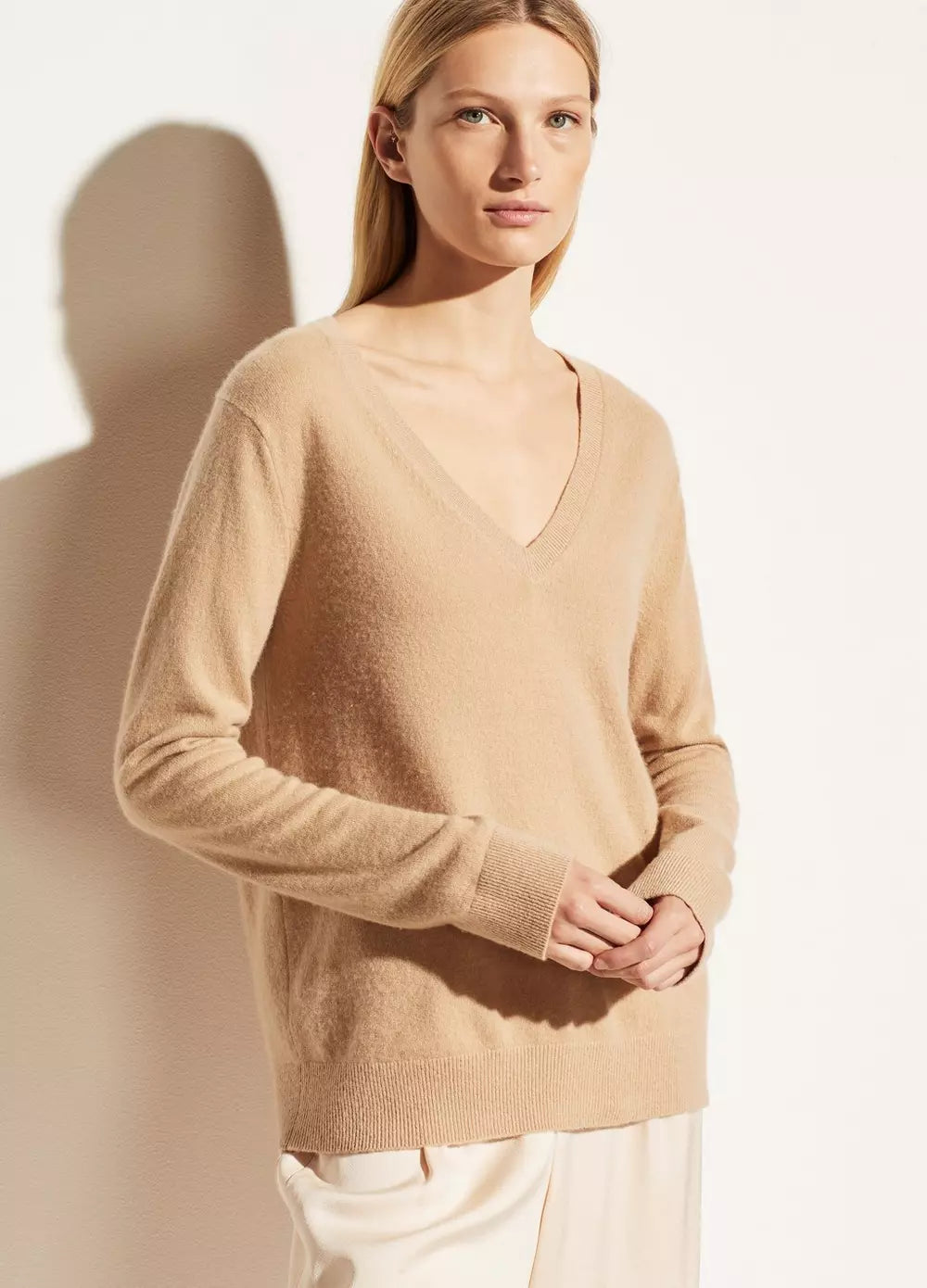 Vince Cashmere Weekend V-Neck Sweater
