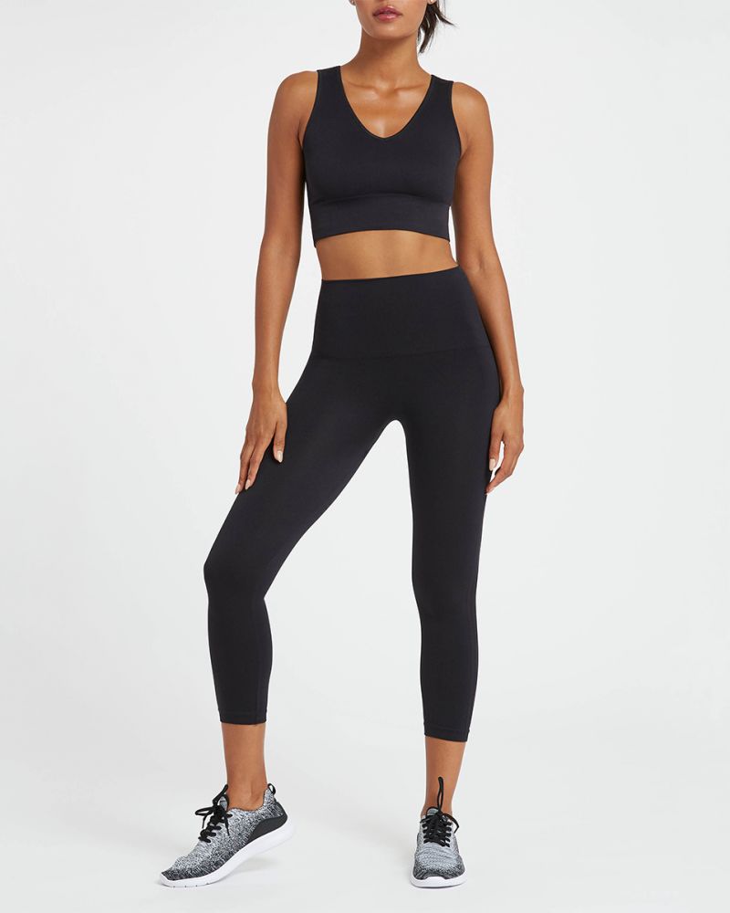 Look at Me Now Cropped Seamless Leggings - Puritan Cape Cod