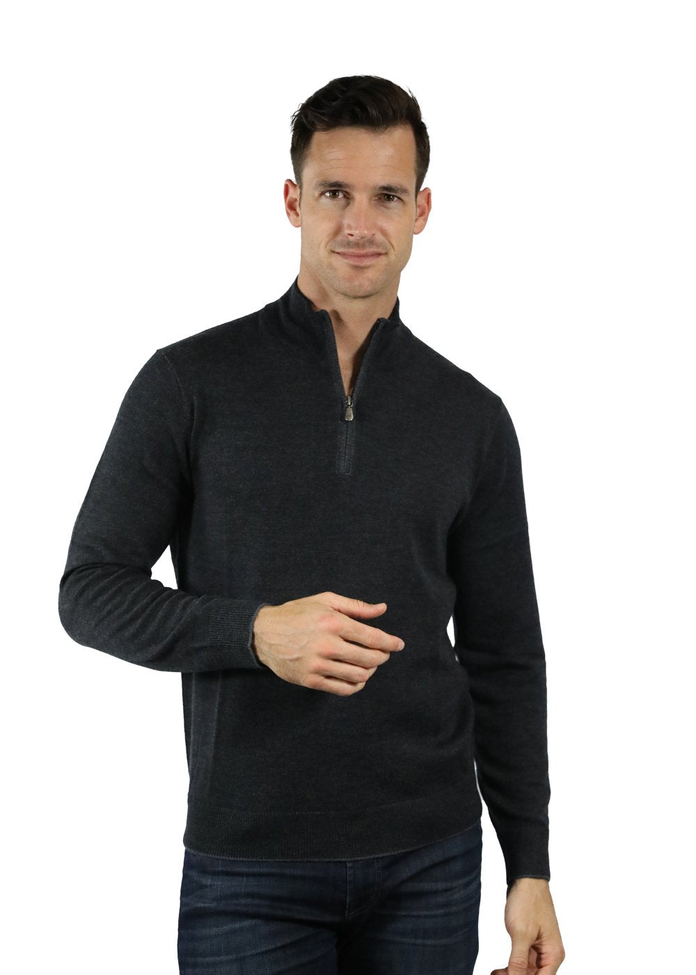 Raffi Extra Fine Merino Wool 1/4 Zip