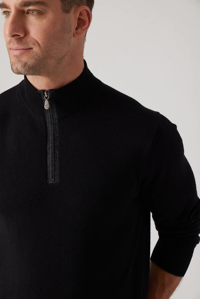 Raffi Extra Fine Merino Wool 1/4 Zip