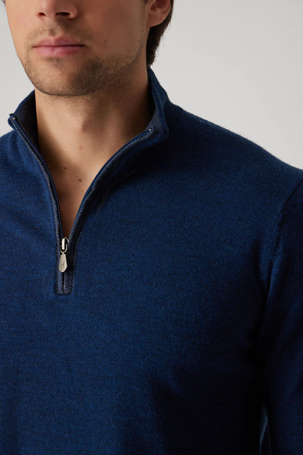 Raffi Extra Fine Merino Wool 1/4 Zip