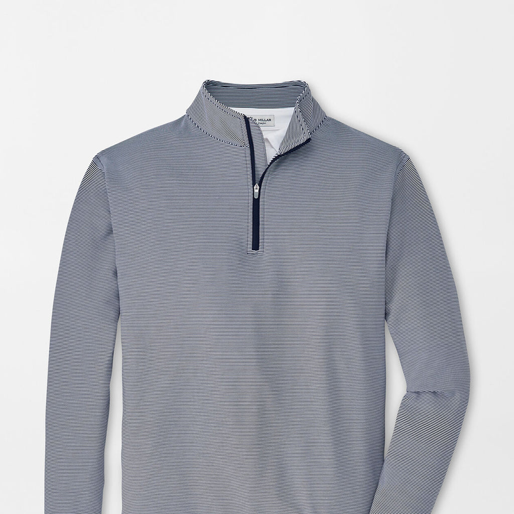 Peter Millar Perth Sugar Stripe Performance Quarter-Zip