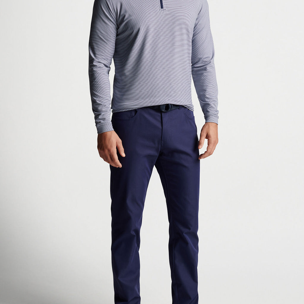 Peter Millar Perth Sugar Stripe Performance Quarter-Zip