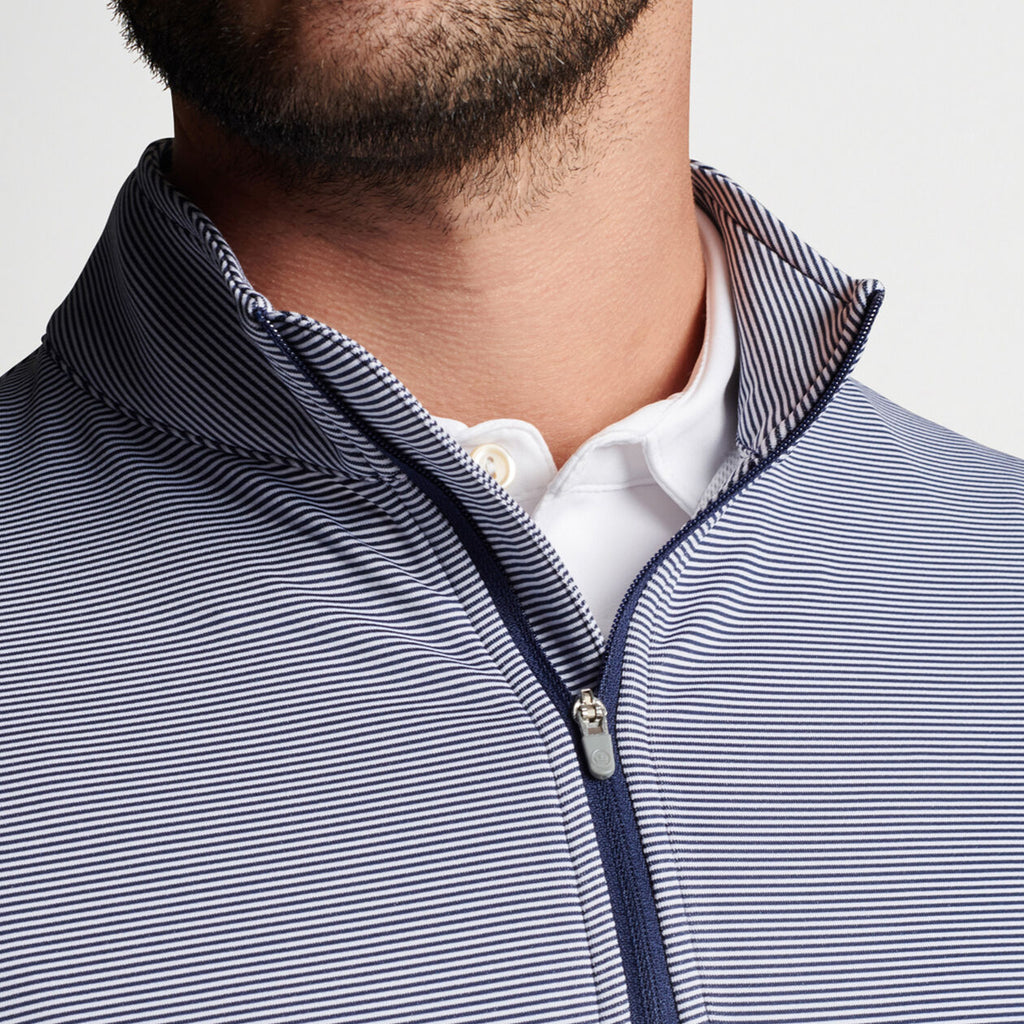 Peter Millar Perth Sugar Stripe Performance Quarter-Zip