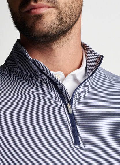 Peter Millar Perth Sugar Stripe Performance Quarter-Zip