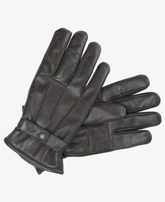 Barbour Insulated Burnished Leather Gloves