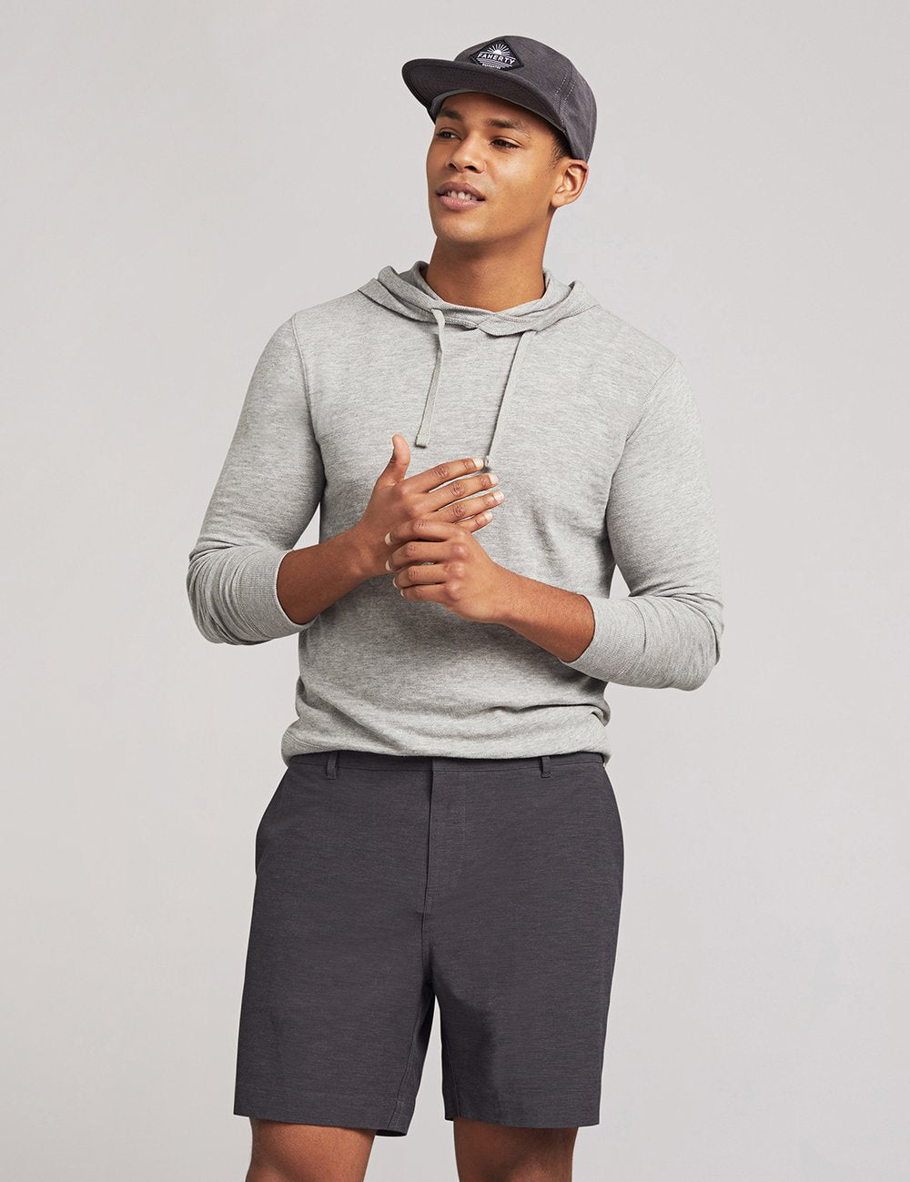 Faherty Men's Slub Cotton Hoodie