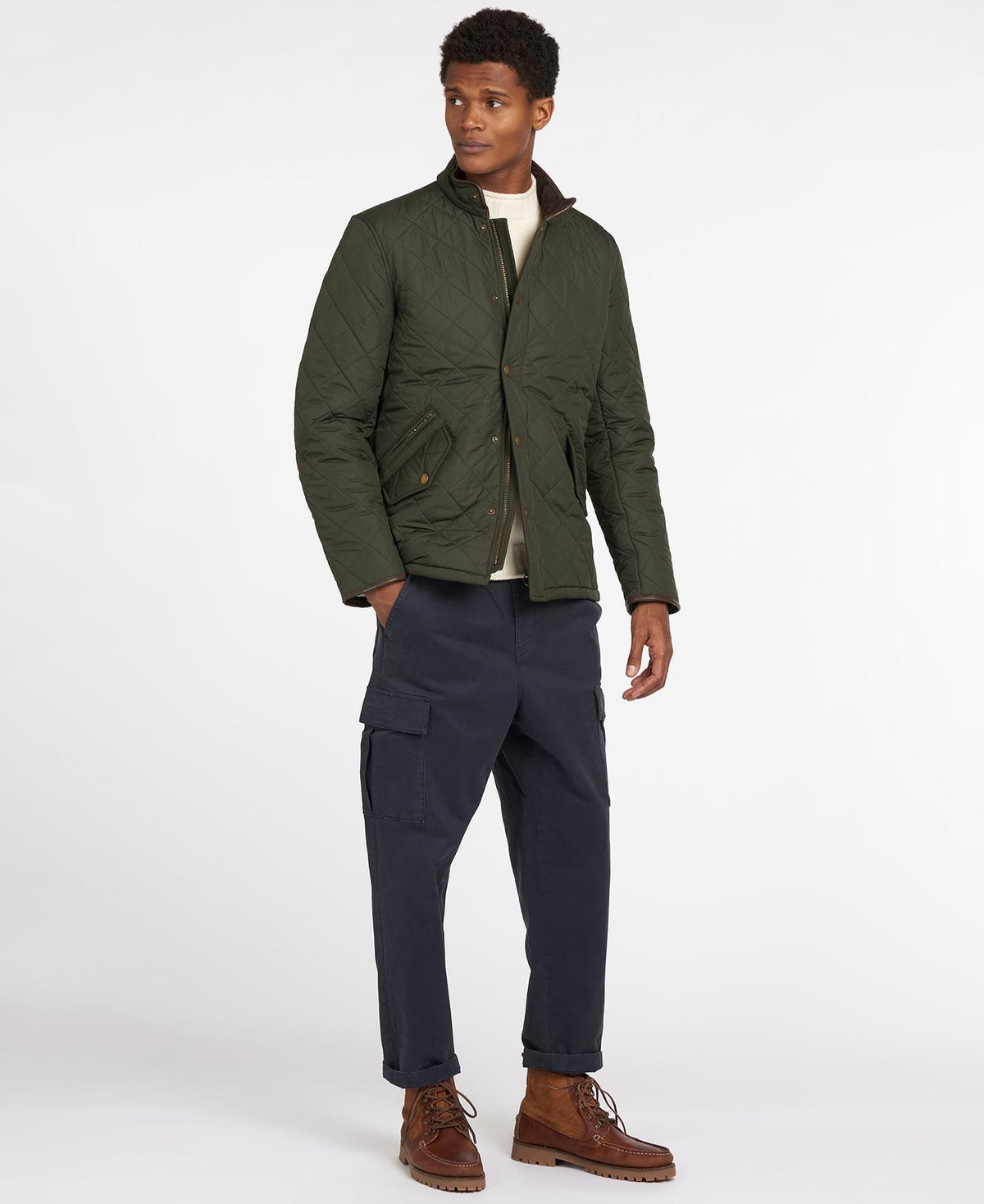 Barbour Powell Quilted Jacket Sage XL