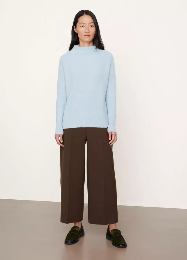 Vince Boiled Cashmere Funnel Neck Pullover