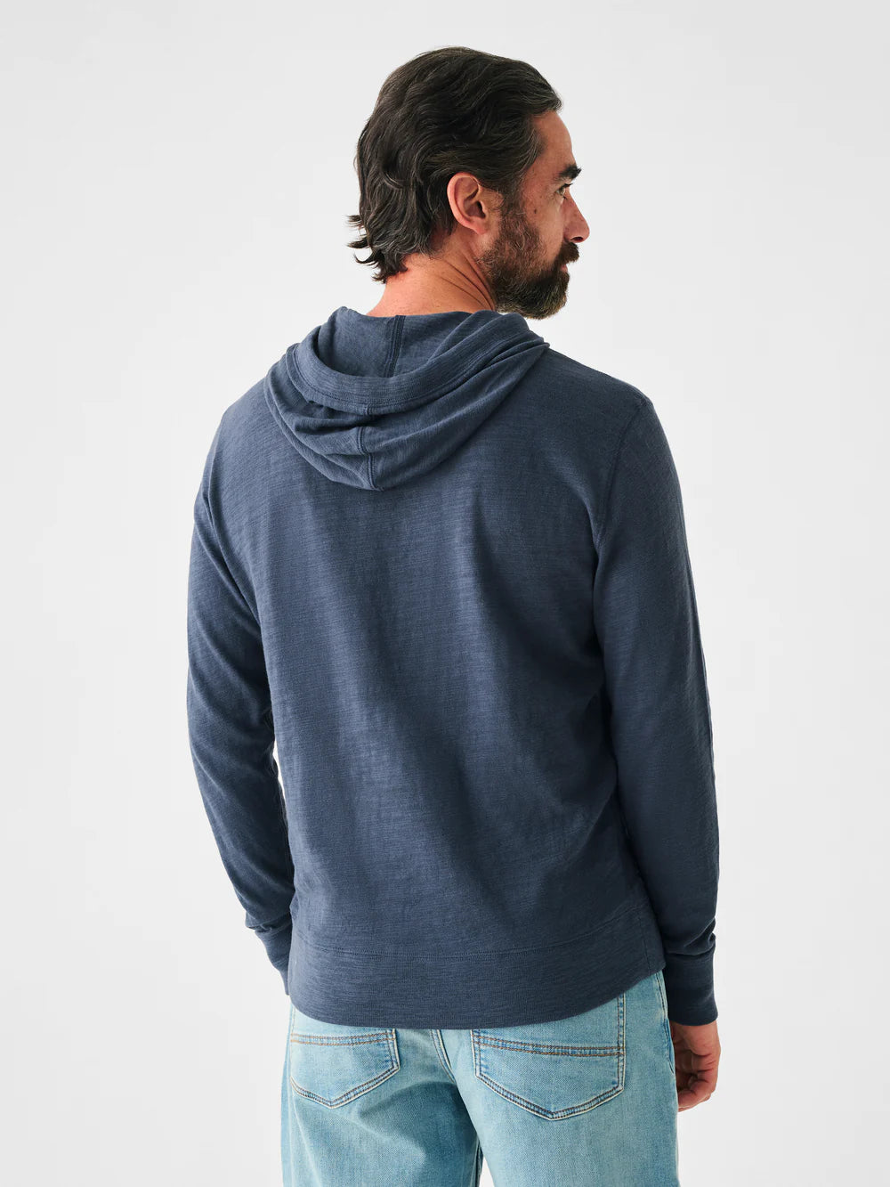 Faherty Men s Slub Cotton Hoodie Puritan Cape Cod