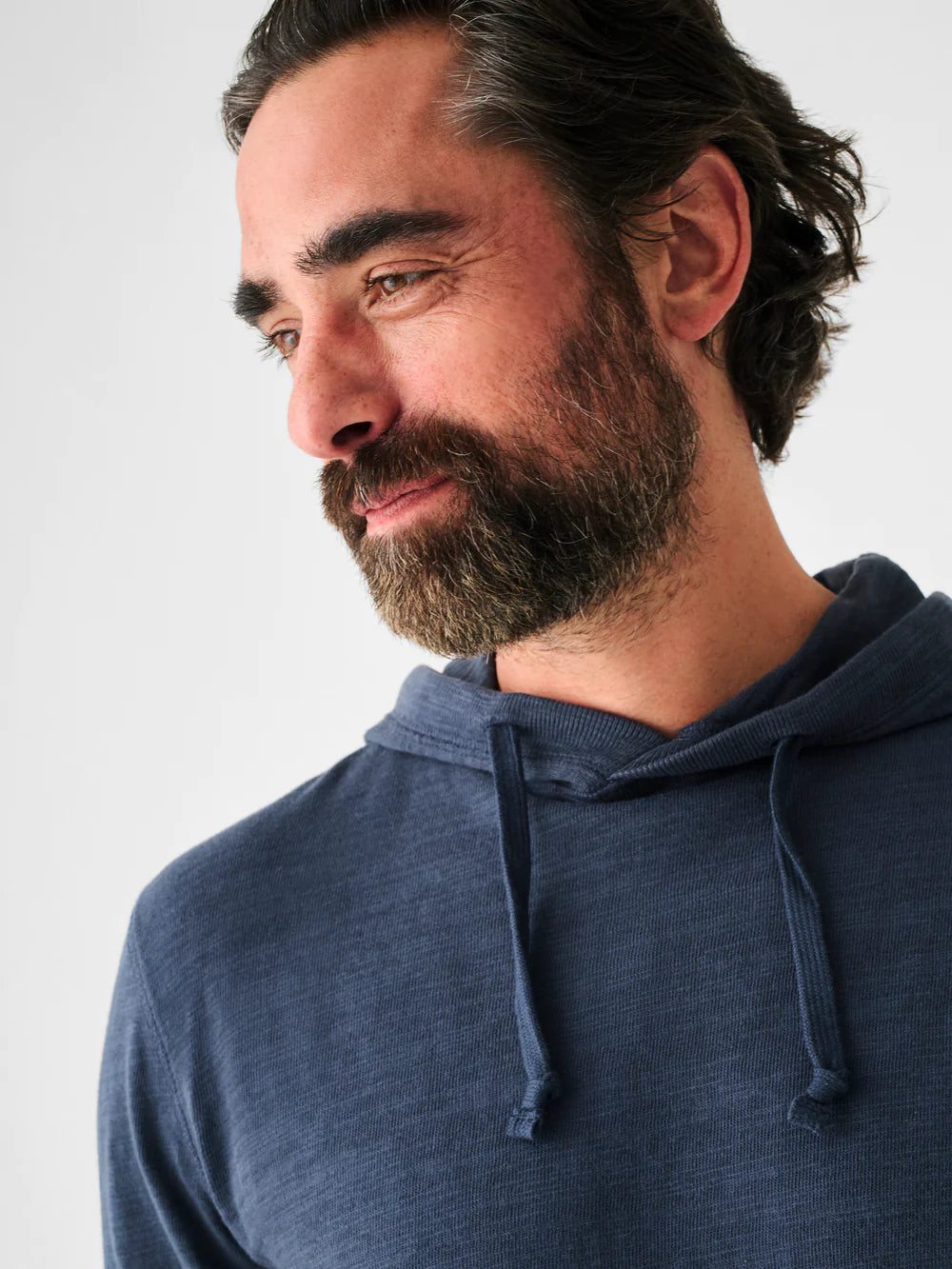 Faherty Men's Slub Cotton Hoodie