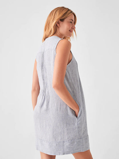 Faherty Isha Linen Dress