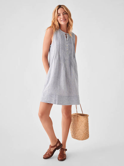 Faherty Isha Linen Dress