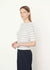Vince Stripe Ribbed Linen-Cashmere Sweater