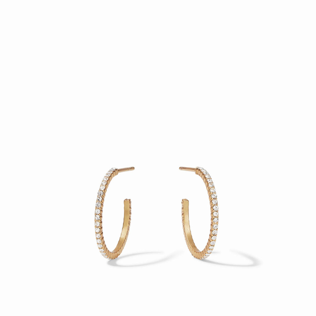 Julie Vos Windsor Cubic Zirconia Hoop Earrings