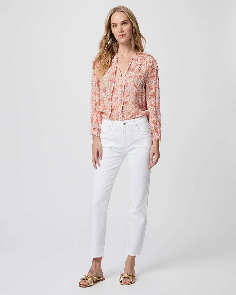 Paige Cindy High Rise Straight Jean
