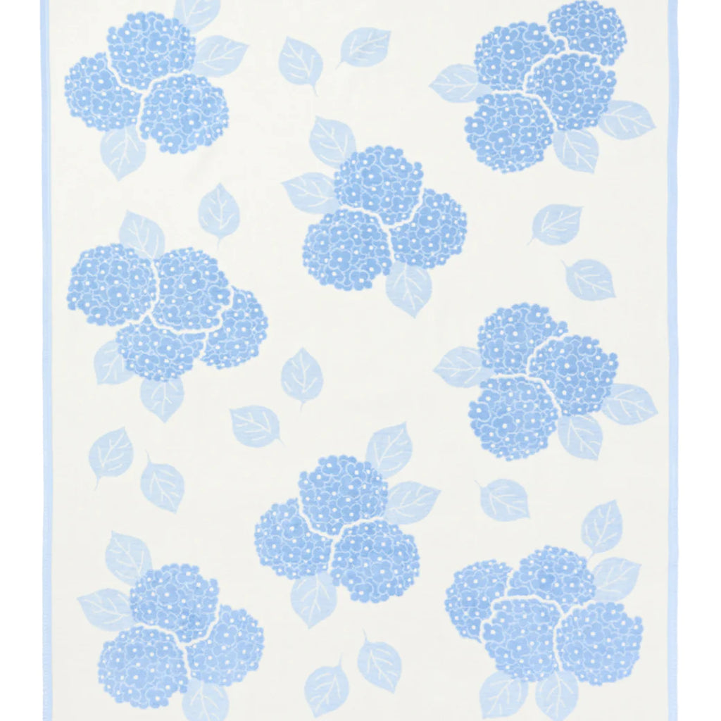 Chappy Wrap Hydrangeas Light Blue Blanket
