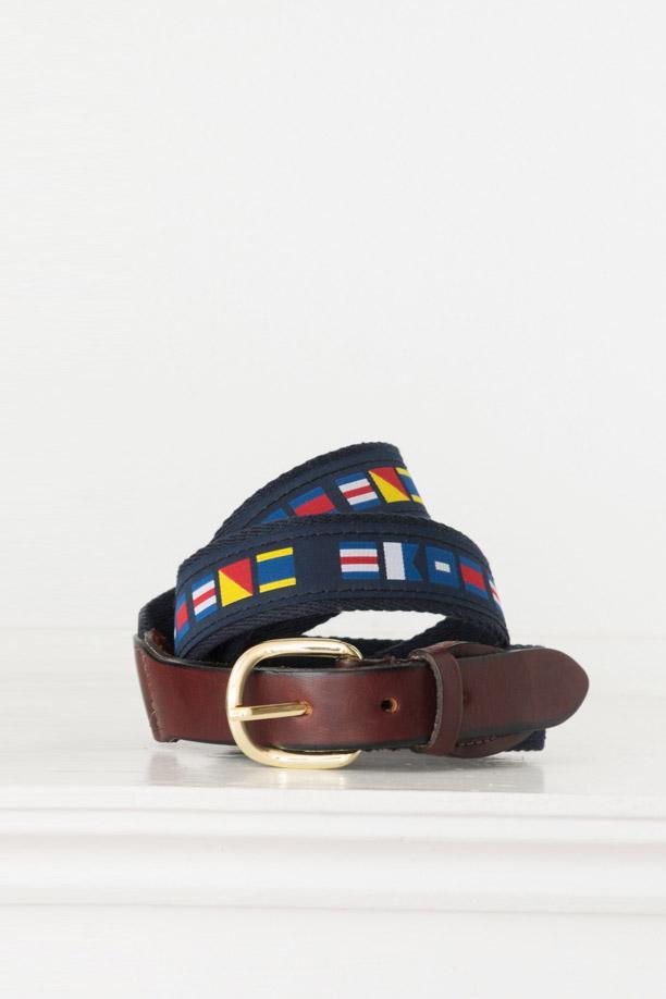 Signal Flag Navy Belt